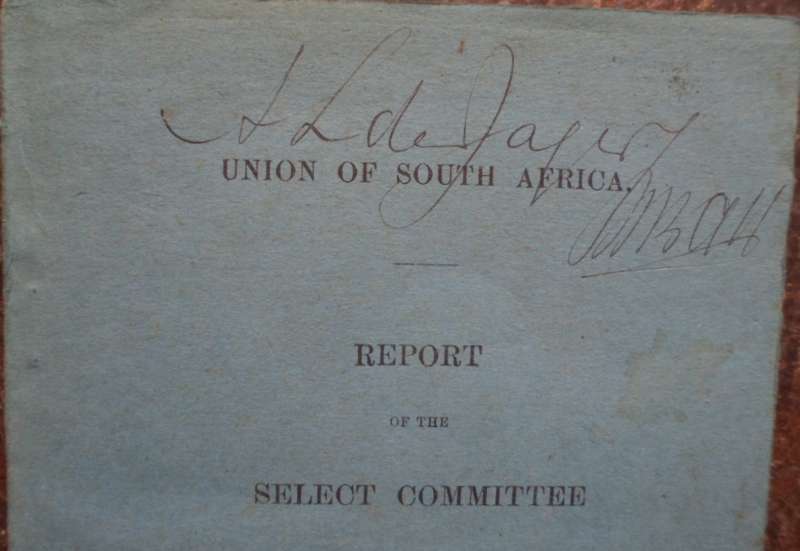 Report on the "Working of the Electorial Act, 1918".