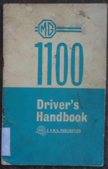 MG 1100 Driver's Handbook.