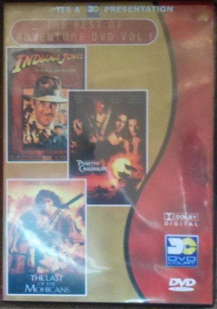 3 Action/Adventure movies On 1 DVD.