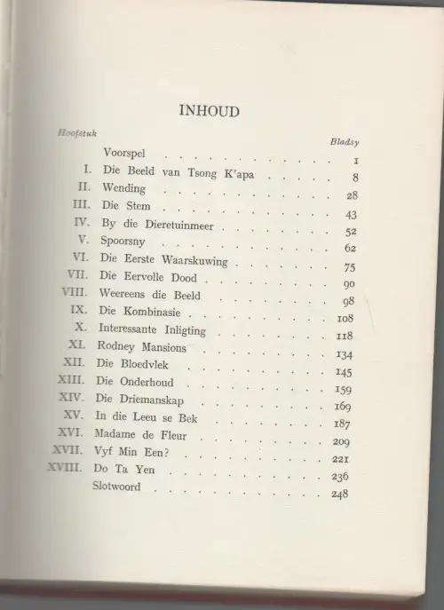 Bloed in die Weste - Cor Dirks.  Skaars stofomslag.