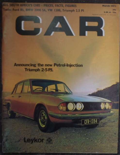 CAR Magazine. March 1971.
