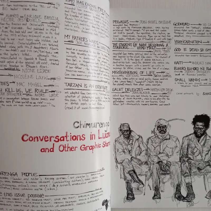 Chimurenga 9: Conversations in Luanda and Other Graphic Stories. Rare!
