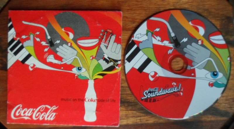 Coca-Cola. Promotional CD imported from Greece. With English songs. Coke.