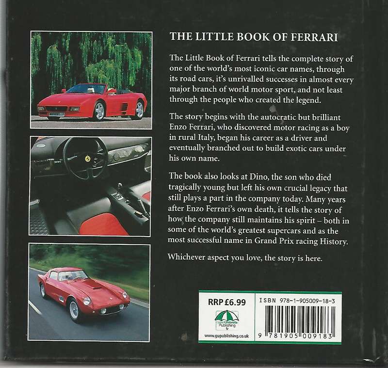 The Little Book of Ferrari - Brian Laban. Condition: Almost new.