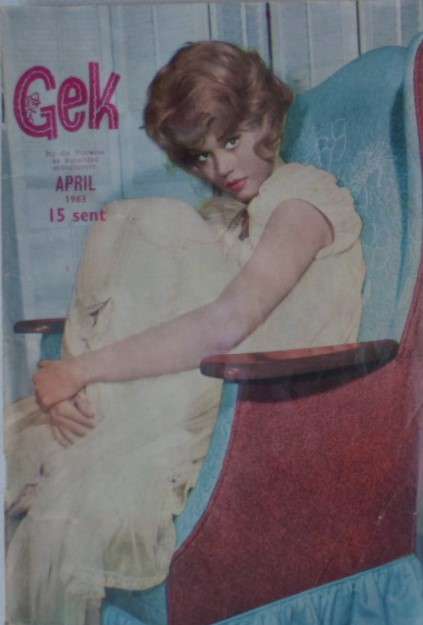 Gek. "Vintage".  "stoute" tydskrif.  April 1963.