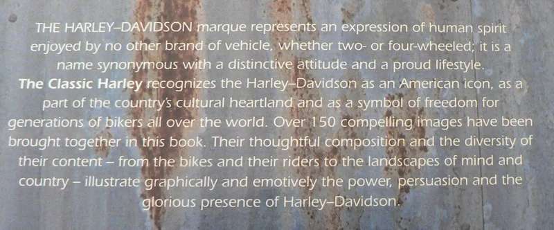 The Classic Harley. (Harley Davidson)