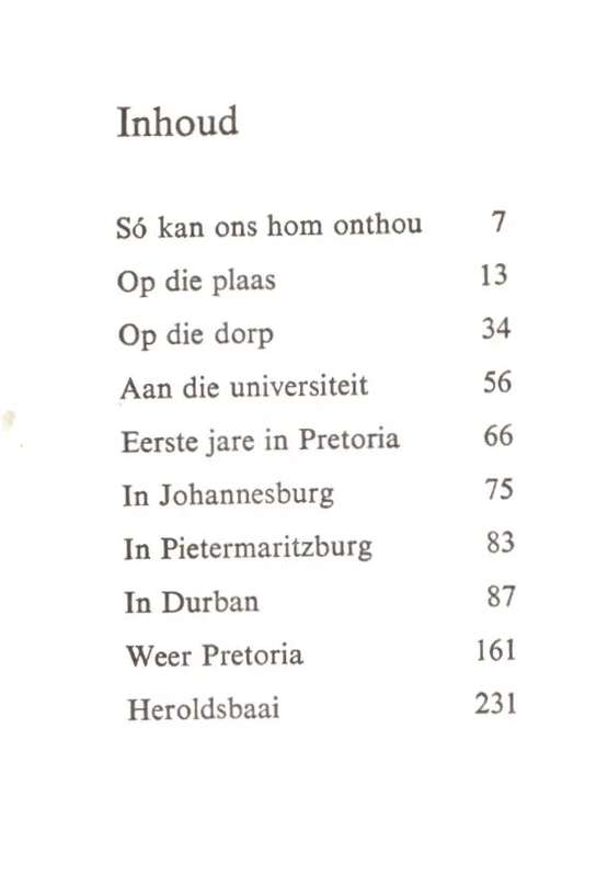 Jare van storm en drang - Dr. H.J. Terblanche. Outobiografie.