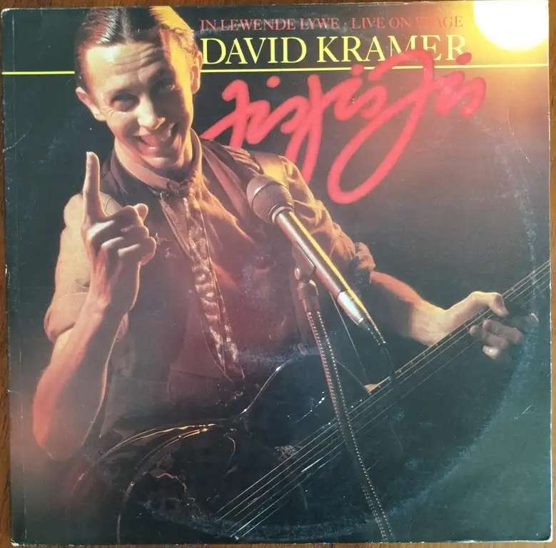 Jis Jis Jis. David Kramer. In Lewende Lywe. Live on stage. Double LP.
