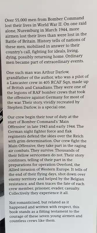 Lancaster Down! Stephen Darlow. 7 Young Airmen at War.