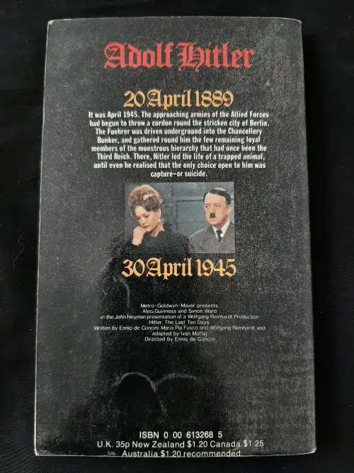 Hitler. The last ten days. - Warren Tute.