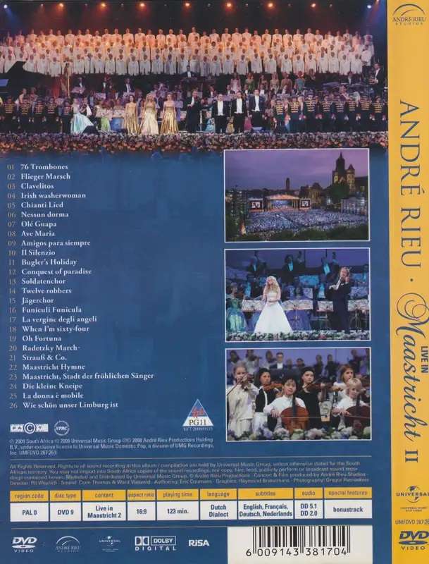 Andre Rieu - Live in Maastricht II. (DVD).