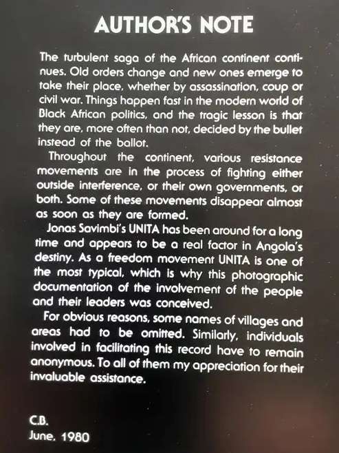 Savimbi's Angola. Cloete Breytenbach.