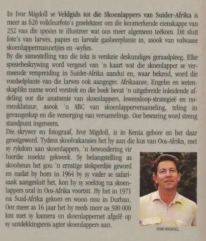 Veldgids tot die Skoenlappers van Suider-Afrika - Ivor Migdoll.