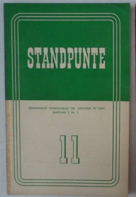 Standpunte 11.   Jaargang 3, nr 3.  Aug 1948.  SKAARS.