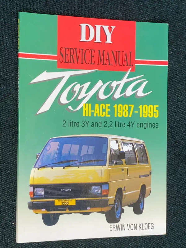Toyota Hi-Ace 1987-1995.  DIY Service Manual.