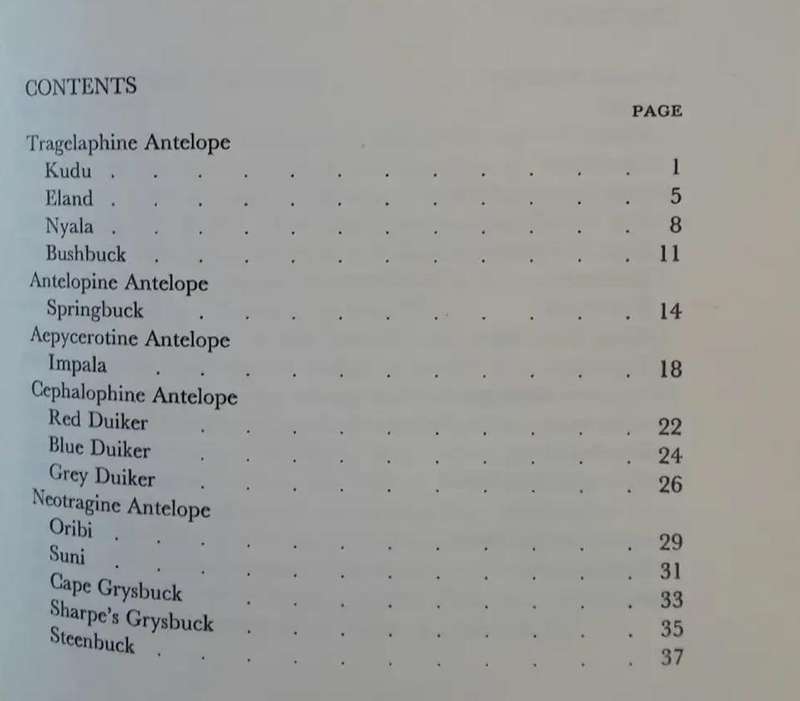 What Antelope is that? Paul Rose. Purnell pocket book.