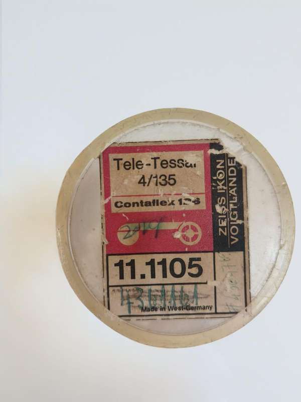 Carl Zeiss Tele-Tessar 135mm f/4 Lens  Contaflex Mount