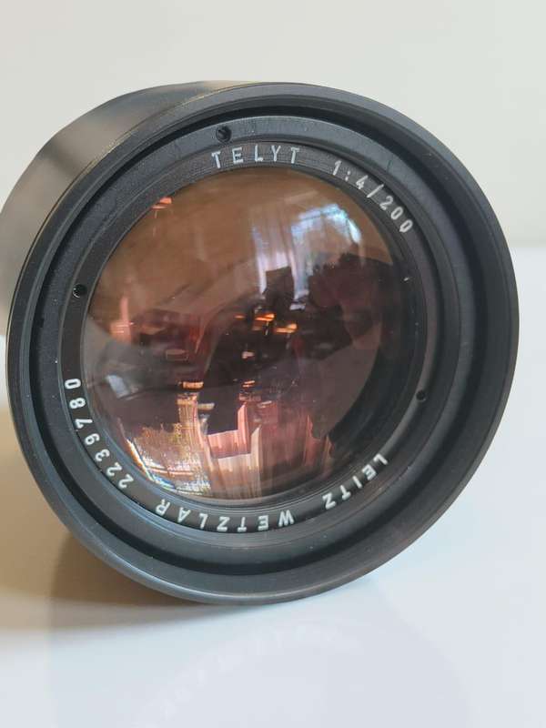 Leica Right-Angle Optical System + 200mm Lens  Rare Tele Setup