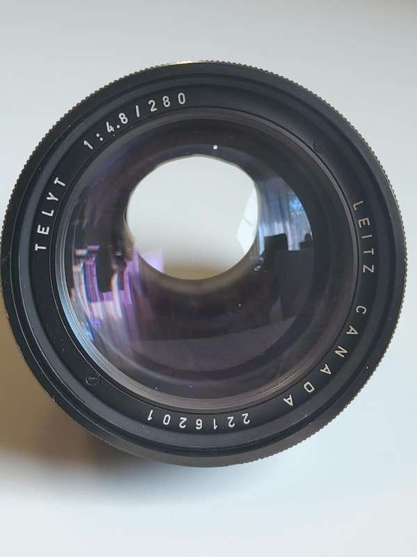Leitz Telyt 280mm f/4.8 Lens with Visoflex III Reflex Housing + Prism Finder  Leica Telephoto Kit