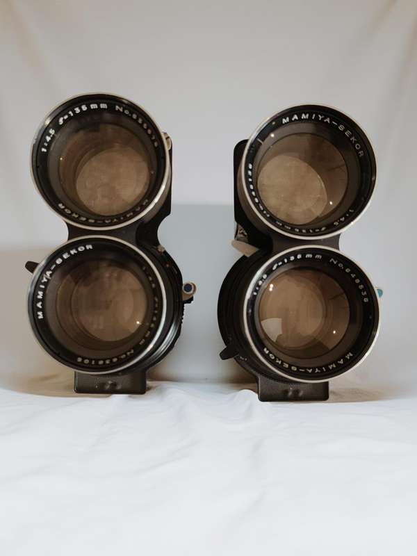 Mamiya C-Series TLR Set  C330, C220, C3 + 7 Sekor Lens Pairs  Medium Format Film Photography Kit