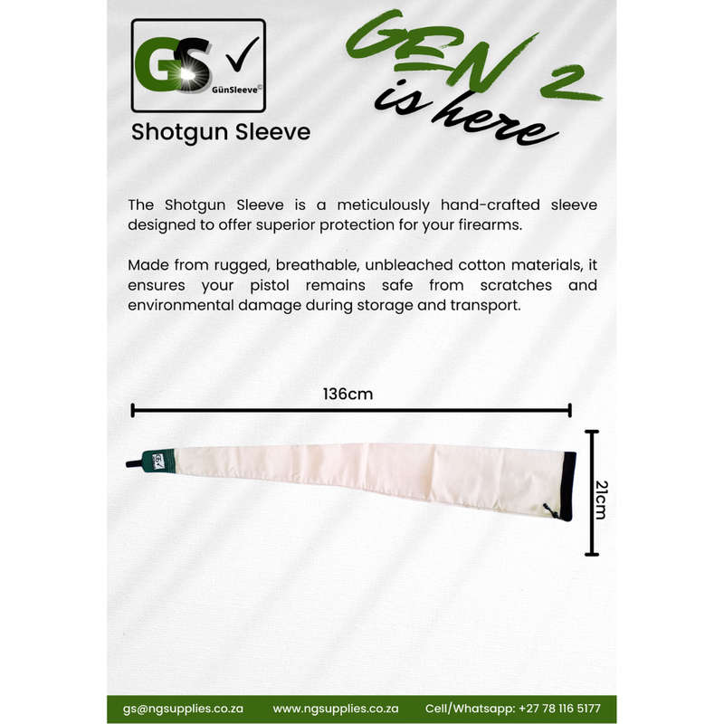 GunSleeve Shotgun / Big Bore / Unscoped - Standard