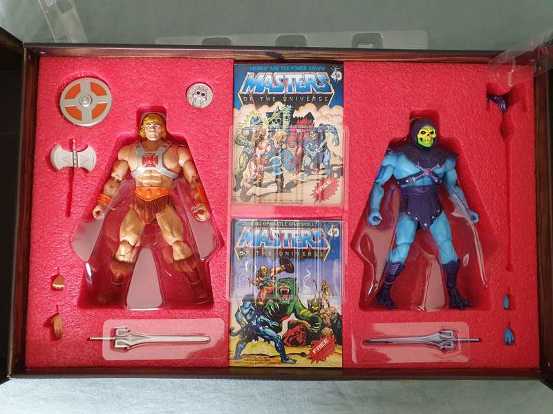 Mattel Motu SDCC 2022 HE-MAN VS SKELETOR 40TH Anniversary 2-PACK Limited Edition