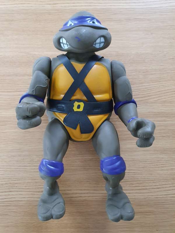 Vintage TMNT Playmates 1989 Teenage Mutant Ninja Turtles Giant Donatello 13"