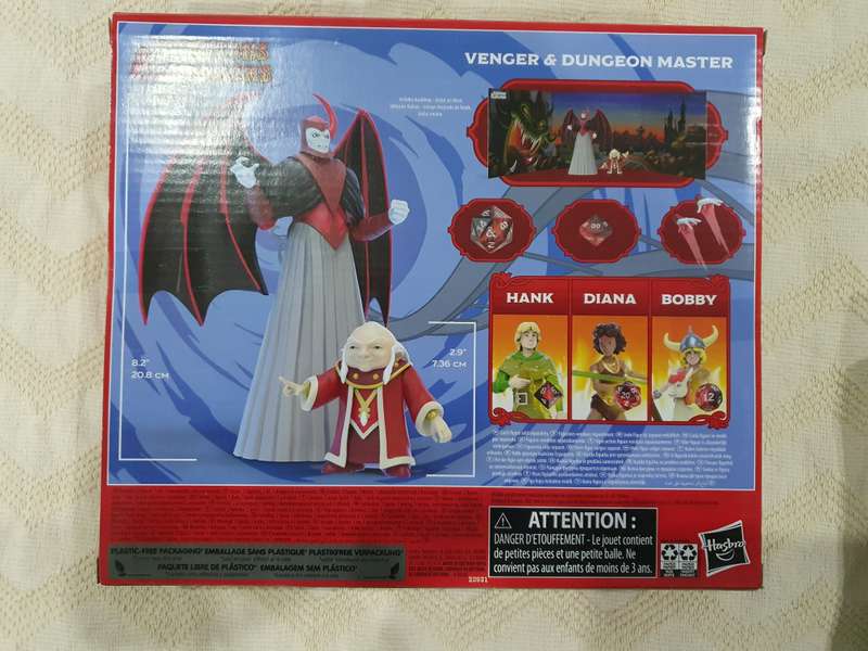 Hasbro Dungeons & Dragons Cartoon Classics 6", Complete Set Of 8 Characters, D&D 80s Cartoon