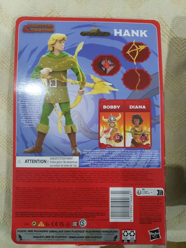 Hasbro Dungeons & Dragons Cartoon Classics 6", Complete Set Of 8 Characters, D&D 80s Cartoon