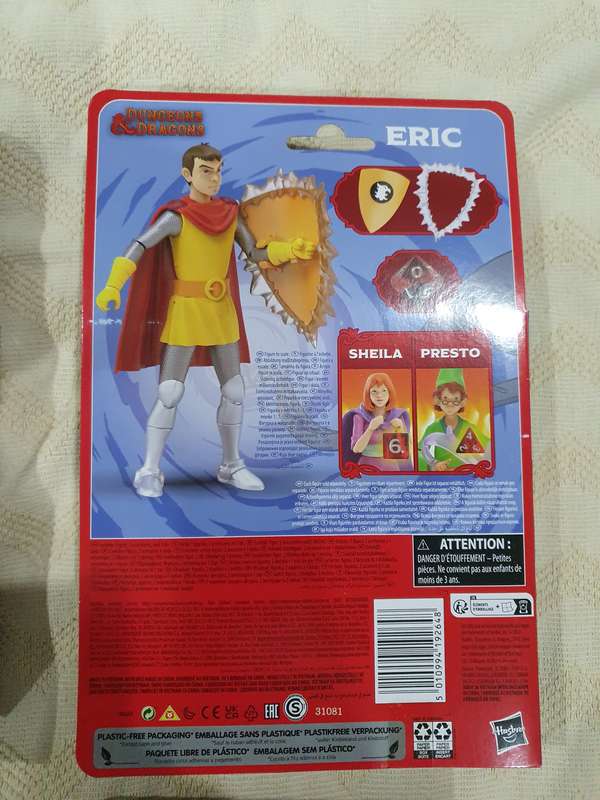 Hasbro Dungeons & Dragons Cartoon Classics 6", Complete Set Of 8 Characters, D&D 80s Cartoon
