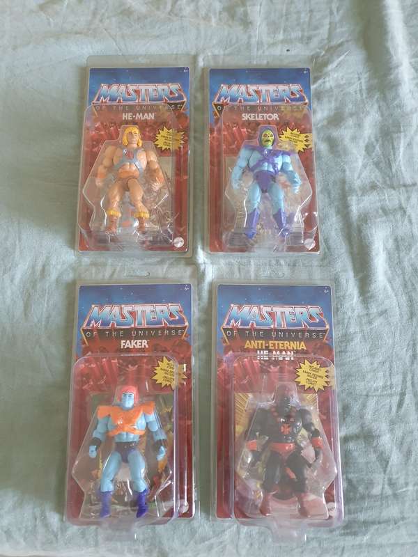 MATTEL HE-MAN MOTU ORIGINS COLLECTION - He-man / Skeletor / Faker / Anti-Eternia He-Man