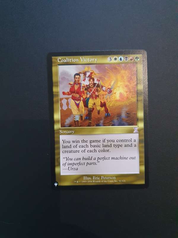 MTG - Magic The Gathering - Coalition Victory - The List