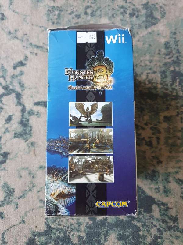 Capcom Monster Hunter 3 Tri Classic Controller Pro Pack Nintendo Wii PAL Complete