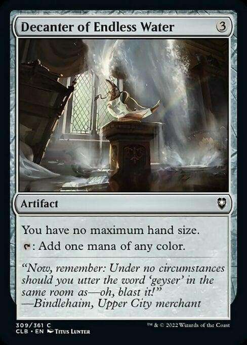 MTG - Magic the Gathering - Commander Legends: Battle for Baldur's Gate: Decanter of Endless Water
