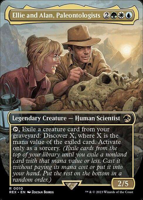 MTG - Universes Beyond: Jurassic World Collection: Ellie and Alan, Paleontologists (0010)