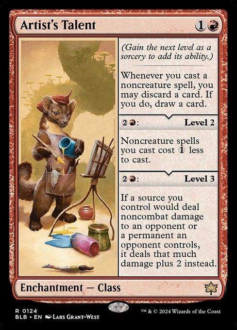 MTG - Magic the Gathering - Bloomburrow: Artist's Talent