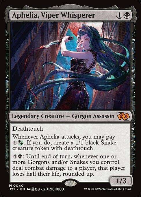 MTG - Magic the Gathering - Foundations Jumpstart: Aphelia, Viper Whisperer