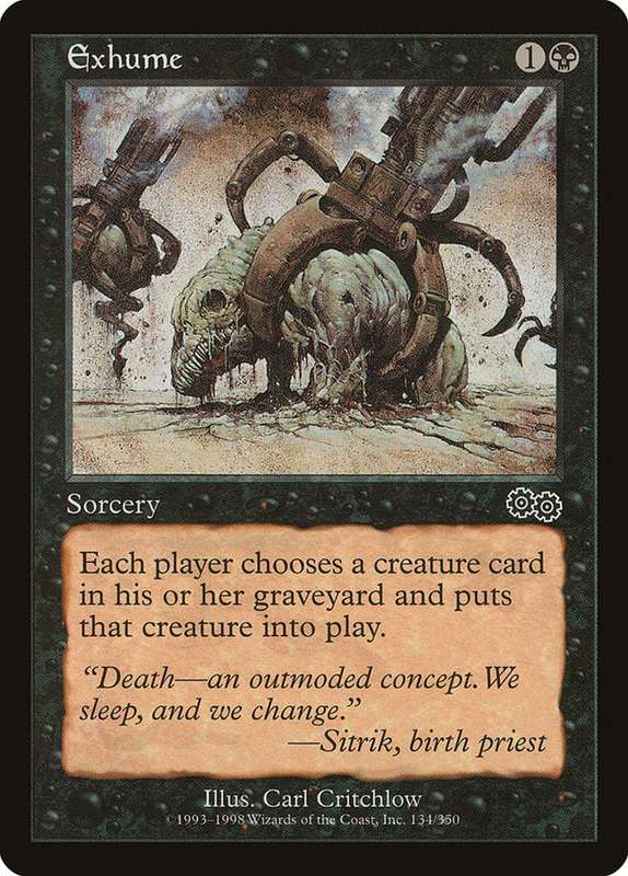 MTG - Magic the Gathering - Urza's Saga: Exhume