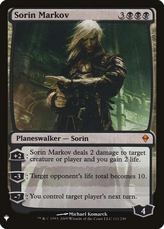 MTG - Magic the Gathering - Mystery Booster/The List: Sorin Markov
