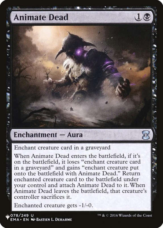 MTG - Magic the Gathering - Mystery Booster/The List: Animate Dead