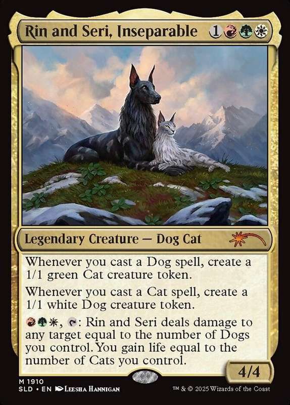 MTG - Magic the Gathering - Secret Lair: Rin and Seri, Inseparable (1910)