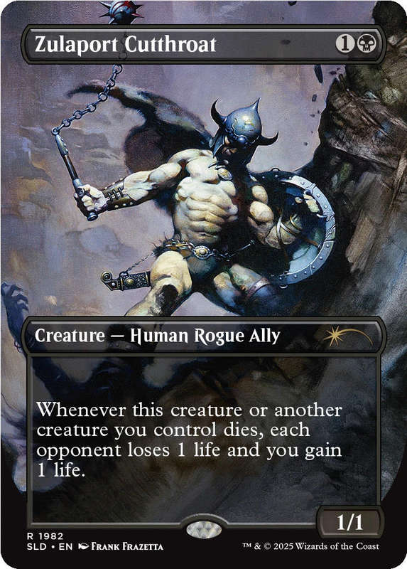 MTG Secret Lair - The Art of Frank Frazetta: The Second Exhibition - Rainbow Foil Edition *Limited*