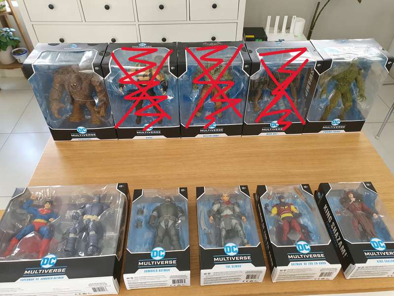 Mcfarlane DC Multiverse figure Collection