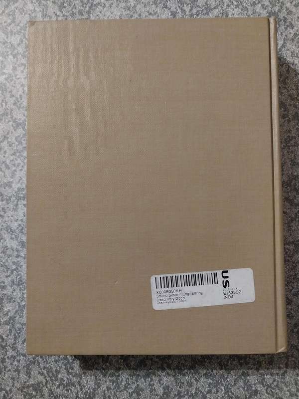 Sound system engineering Second Edition 1987 Don Davis, Carolyn Davis