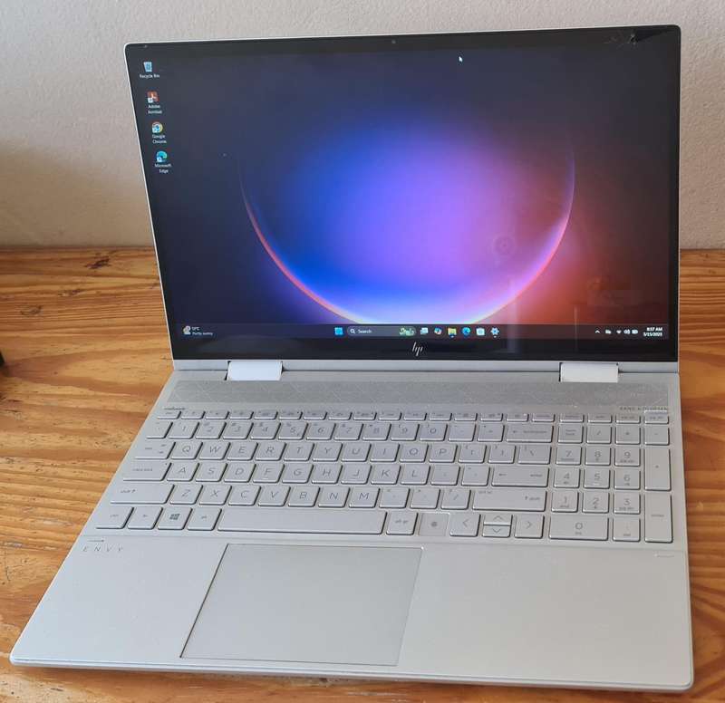 Hp Envy X360 Laptop | i7-1065g7 | 12GB Memory | 256GB SSD | 15.6 FHD Display | Screen Touch Broken
