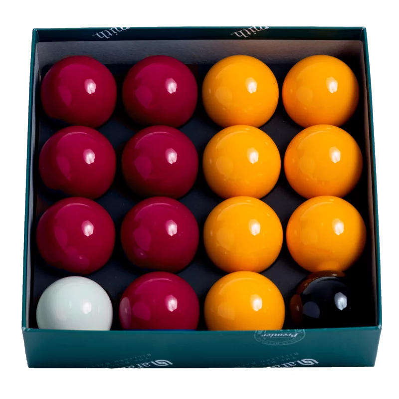 Aramith Pool Ball Set Red and Yellow