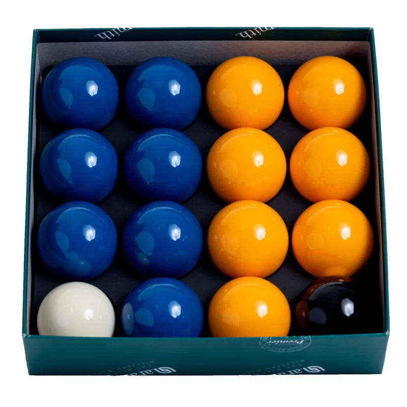 Aramith Pool Ball Set Blue and Yellow