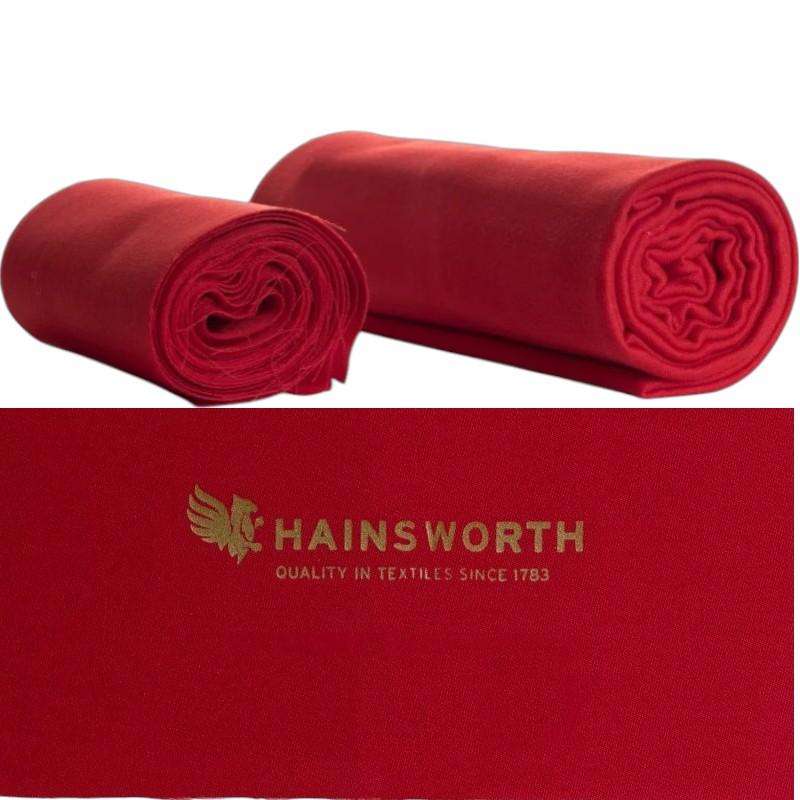 Hainsworth Elite Pro Speed Pool Table Cloth Elite Bright Red