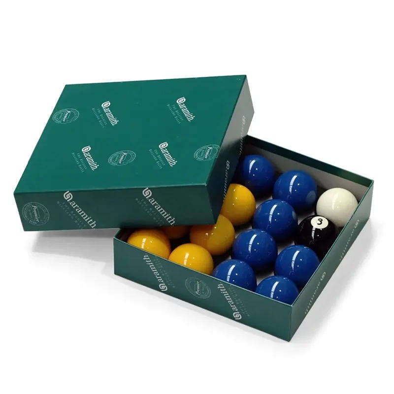 Aramith Pool Ball Set Blue and Yellow