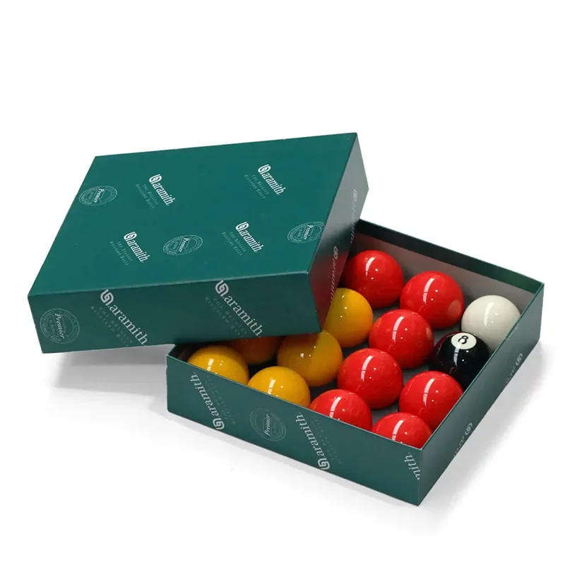 Aramith Pool Ball Set Red and Yellow
